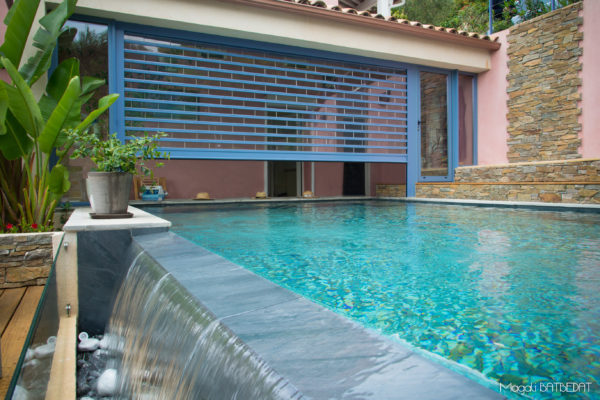 Rideau de piscine – villa à Carqueiranne